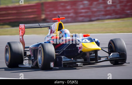 Silverstone, Northamptonshire, UK. 3. April 2013. 2013 GP3 Serie letzten Vorsaison Test-Tag 1 #4 Carlos Sainz Jr. (ESP) - MW Arden. Bildnachweis: Aktion Plus Sportbilder / Alamy Live News Stockfoto