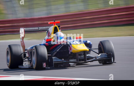 Silverstone, Northamptonshire, UK. 3. April 2013. 2013 GP3 Serie letzten Vorsaison Test-Tag 1 #4 Carlos Sainz Jr. (ESP) - MW Arden. Bildnachweis: Aktion Plus Sportbilder / Alamy Live News Stockfoto