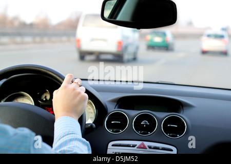 Rush Hour in Großstadt Stockfoto