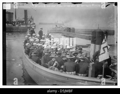 Matrosen & Marines von MONTANA am Akku (LOC) Stockfoto