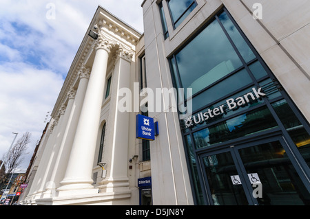 Hauptsitz der Ulster Bank, Donegal Square East Belfast. Stockfoto