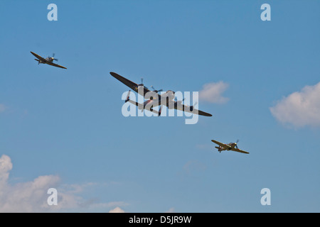 Battle of Britain Memorial Flight Waddington 2011 Stockfoto