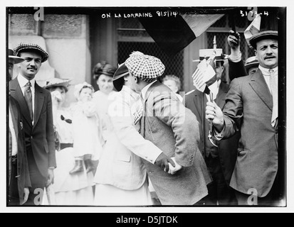 Auf LA LORRAINE, 05.08.14 (LOC) Stockfoto