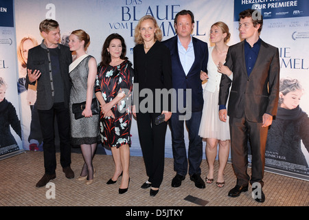 David Kross, Karoline Herfurth, Hannelore Elsner, Juliane Köhler, Matthias Brandt, Juta Zahnhygieniker und Niklas Kohrt Berlin Stockfoto