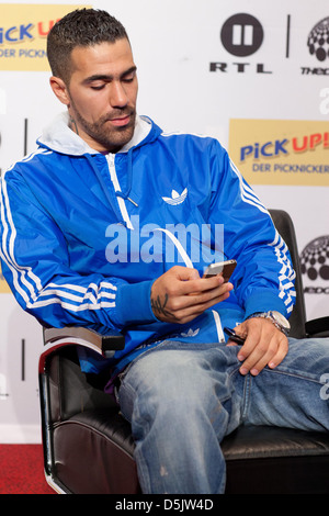 Bushido auf einer Pressekonferenz für deutsche TV show 'The Dome' im Colosseum-Theater. Essen, Deutschland - 31.05.2011 Stockfoto