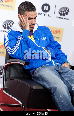 Bushido auf einer Pressekonferenz für deutsche TV show 'The Dome' im Colosseum-Theater. Essen, Deutschland - 31.05.2011 Stockfoto