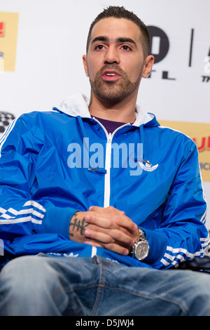 Bushido auf einer Pressekonferenz für deutsche TV show 'The Dome' im Colosseum-Theater. Essen, Deutschland - 31.05.2011 Stockfoto