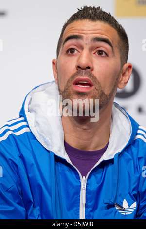 Bushido auf einer Pressekonferenz für deutsche TV show 'The Dome' im Colosseum-Theater. Essen, Deutschland - 31.05.2011 Stockfoto
