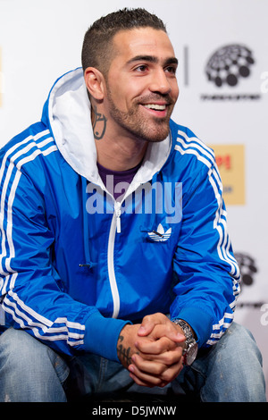 Bushido auf einer Pressekonferenz für deutsche TV show 'The Dome' im Colosseum-Theater. Essen, Deutschland - 31.05.2011 Stockfoto