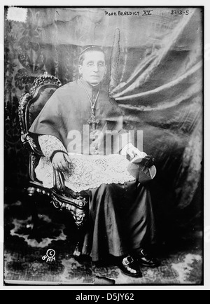 Papst Benedikt XV. (LOC) Stockfoto