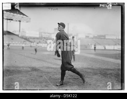 [Lefty Tyler werfende Ball, Boston NL (Baseball)] (LOC) Stockfoto