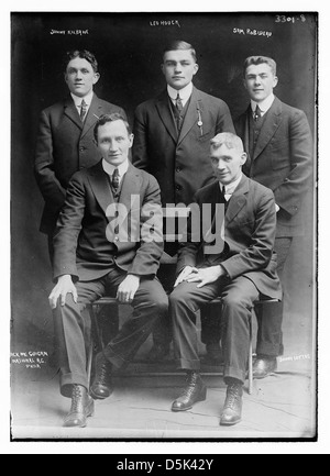 Johnny Kilbane, Leo Houck, Sam Robideau, [J] Ack McGuigan, Johnny Loftus, nationale A.C. Phila. (LOC) Stockfoto