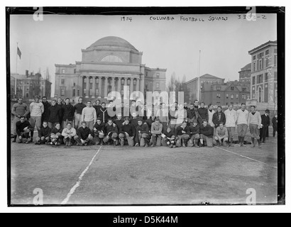 Columbia Fußball Mannschaften, 1914 (LOC) Stockfoto