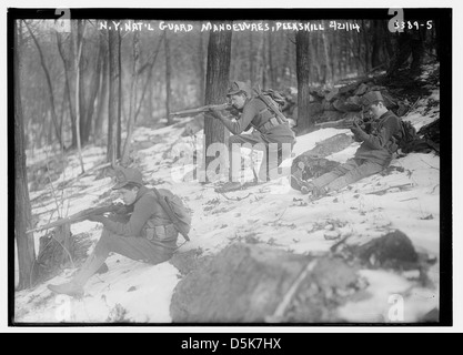 N.y. Nat ' l Guard Manöver, Peekskill, 21.02.14 [z.B. 21.02.15] (LOC) Stockfoto