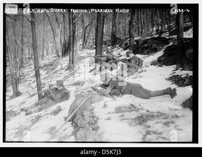 N.y. Nat ' l Guard Manöver, Peekskill, 21.02.15 (LOC) Stockfoto