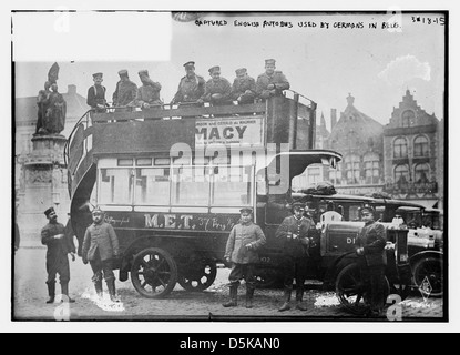 Erfasst englische Autobus von deutschen in Belg. [d.h., Belgien] verwendet (LOC) Stockfoto