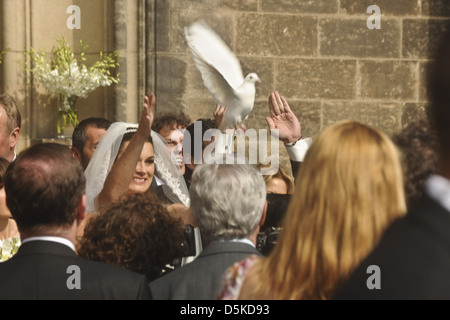 Alena Seredova und Gianluigi Buffon aka Gigi Buffon heiraten in Prag Prag, Tschechien - 16.06.2011 Stockfoto