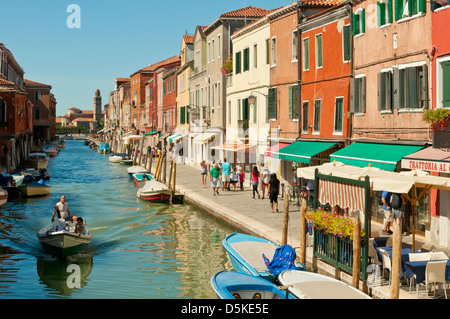 Fondamenta del Vetral, Murano, in der Nähe von Venedig, Italien Stockfoto