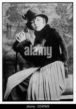 Frau Vernon Castle (LOC) Stockfoto