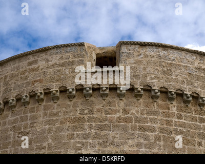 Corigliano Hartweizenpasta LE - Burg - Castello de' Monti - Detail Stockfoto