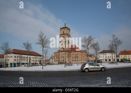 Stadtkirche, Neustrelitz, Landkreis Mecklenburgische Seenplatte, Mecklenburg-Vorpommern, Deutschland Stockfoto