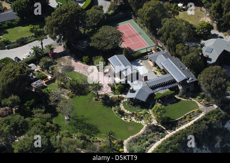Luftaufnahme Von Julia Roberts Haus In Malibu Los Angeles