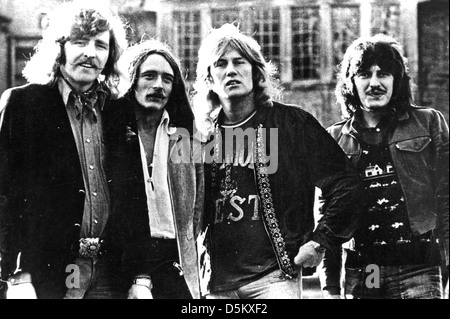 ZEHN Jahre nach Promo-Foto der britischen Blues-Rock-Gruppe über 1975 Stockfoto