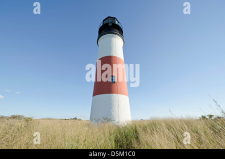 USA, Massachusetts, Nantucket, niedrigen Winkel Ansicht von ' Ankaty Head Light Stockfoto