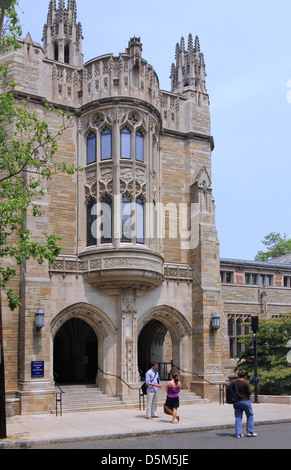 Yale University, Law Schulhaus Stockfoto