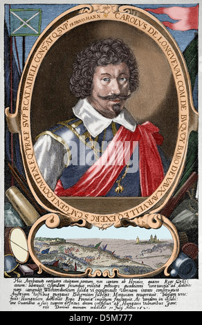 Charles Bonavenure de Longueval, Graf Bucquoy (1571-1621). Militärischer Befehlshaber. Stockfoto