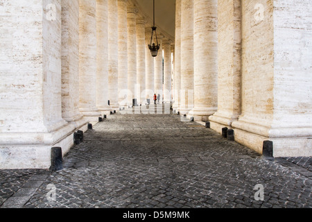 Spalten des Apostolischen Palastes. Stockfoto