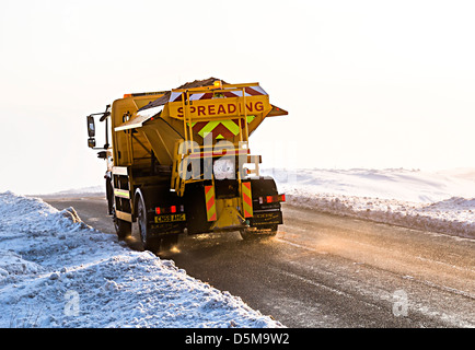 Grit Verbreitung Moor unterwegs zu halten öffnen, Blorenge Mountain, Wales, UK Stockfoto