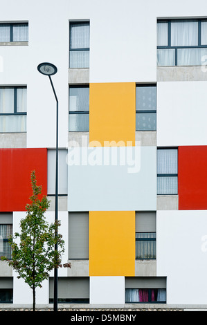 Umstrukturierung der städtischen Zusammensetzung auf die Nachbarschaften von Clichy-Sous-Bois & Clichy Montfermeil auf den Paris Vororten. Stockfoto