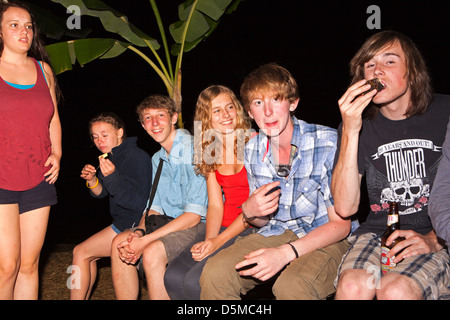 Madagaskar, Nosy Be, Marodokana, Betrieb Wallacea Studenten Stockfoto