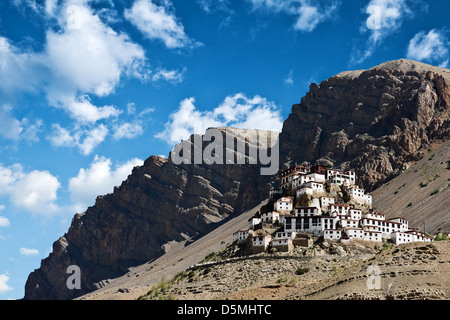 Kee-Kloster im Himalaya-Gebirge Stockfoto