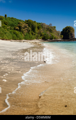 Madagaskar, Nosy Be, Nosy Tanikely Insel Hauptstrand Stockfoto