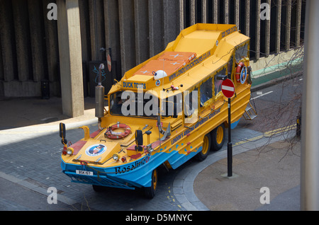 Besichtigung Amphibienfahrzeug (Ente Boot) in London. Stockfoto