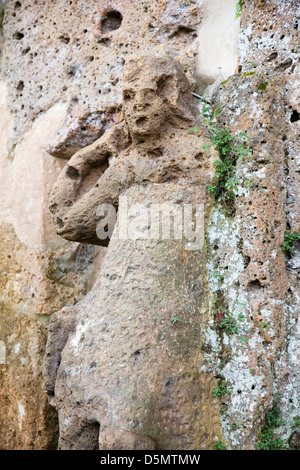 Europa, Italien, Toskana, Sovana, Grat des Sopraripa, Grab der Sirene, III Jahrhundert v. Chr. Stockfoto