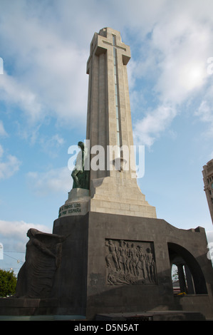 Monumento ein Los Caídos des spanischen Bürgerkriegs-Denkmal für die Opfer am Plaza de Espana Platz Santa Cruz Stadt Teneriffa Spanien Stockfoto