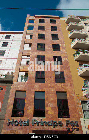 Hotel Principe Paz Hotel Plaza del Principe Quadrat zentrale Santa Cruz Stadt Teneriffa Insel der Kanarischen Inseln-Spanien-Europa Stockfoto