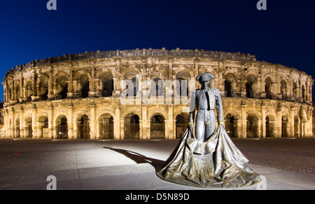 Arena von Nimes (Frankreich) Stockfoto