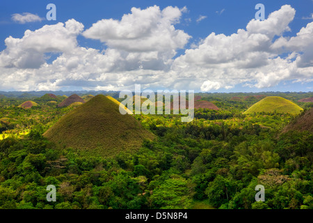 Chocolate Hills Stockfoto