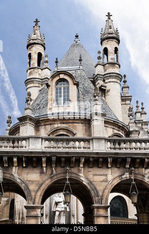 Fragment der Kirche von Saint-Germain-Auxerrois in Paris Stockfoto