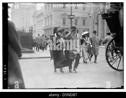 Ostern in der 5th Avenue, N.Y.C (LOC) Stockfoto