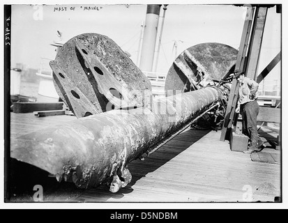 Mast von Maine (LOC) Stockfoto