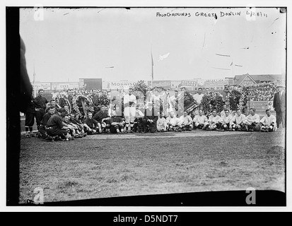 [Mike Donlin die Rückkehr zu Riesen geehrt, bei Polo Grounds, New York, NL (Baseball)] (LOC) Stockfoto