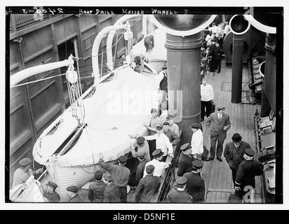 Boot-Bohrer KAISER WILHELM II (LOC) Stockfoto