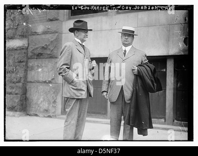 Ex-Gouverneur [George] Pardee, Kalifornien - Gouverneur [Hiram W.] Johnson (LOC) Stockfoto