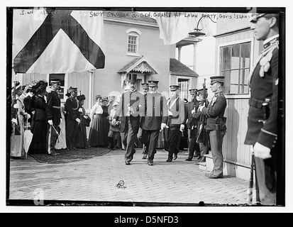 Secy Stimson & General Grant auf Rasen Party, Gov Insel. (LOC) Stockfoto