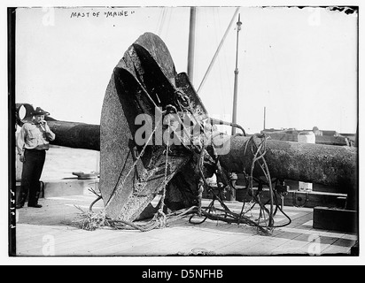 Mast von Maine (LOC) Stockfoto